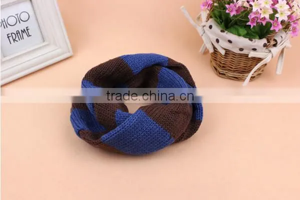 Englishism 5 colors choice autumn and winter warm double color acrylic winter woolen children scarf
