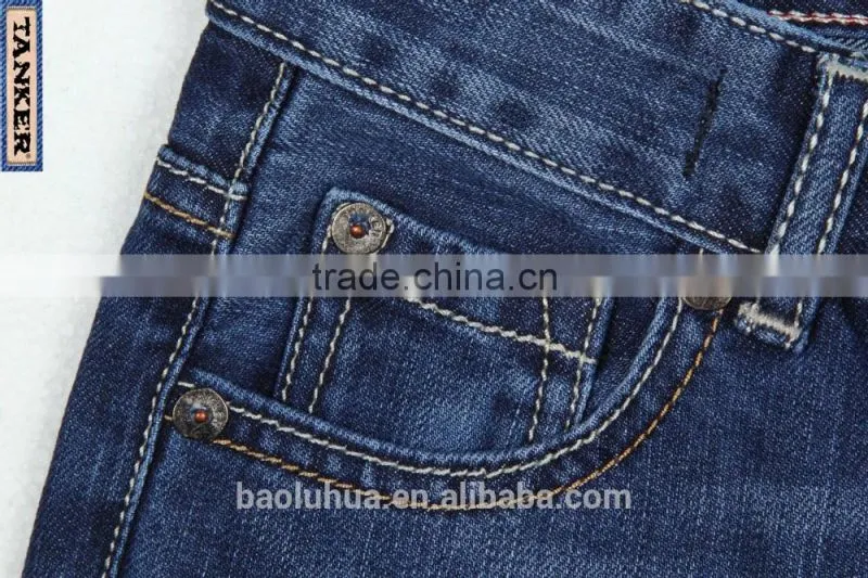 S1114K Toddler kid girls Children stretchable waistband indigo washed denim jeans