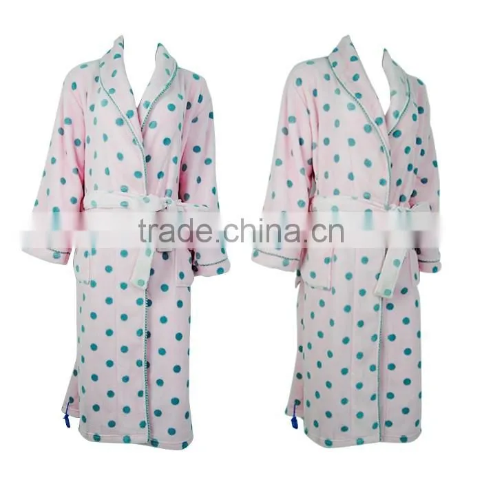New Design Beautiful Manufacturer Casual Bathrobe Raw Materials
