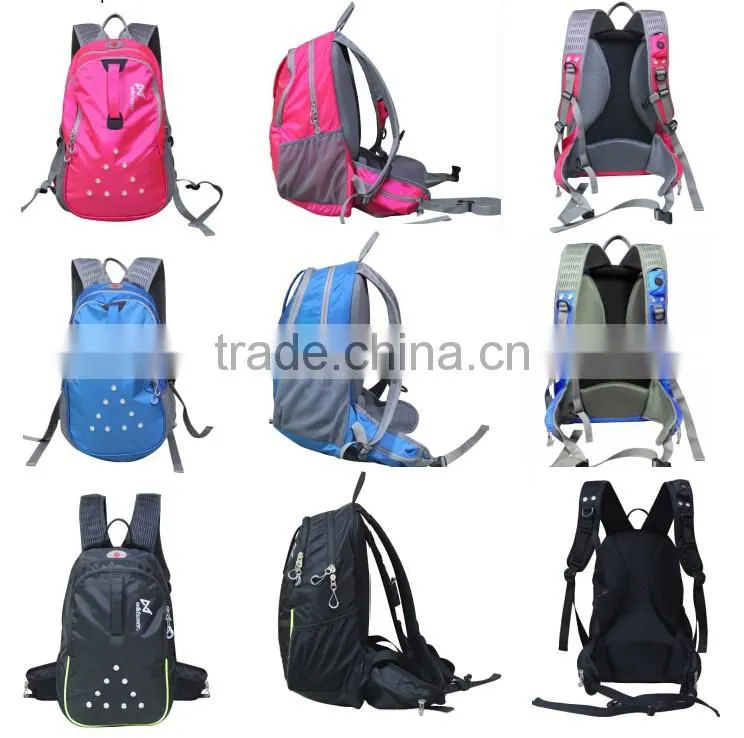 Flashing waterproof LED light safety hiking backpack