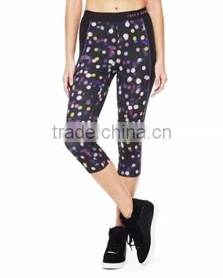 Factory Wholesale Spandex Ladies Fitness & Body Building Printed Leggings