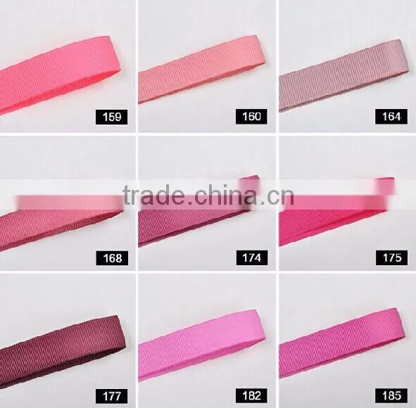 hi-ana ribbon 9 new color and design 100% polyetsre grosgrain ribbon for gift wraping