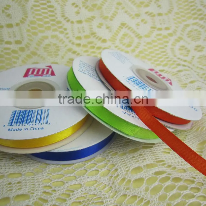 polyester rainbow satin ribbon