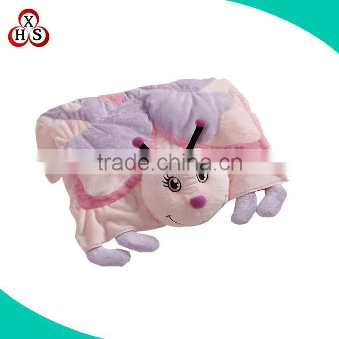 panda design high quality plush animal pillow factory price