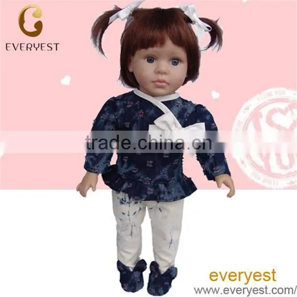 new product toy baby doll with glasses/18 inch doll/style doll