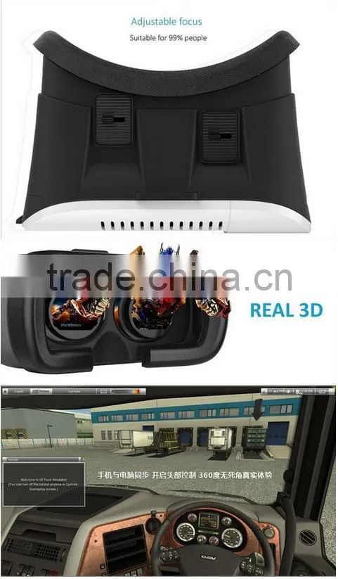 hot sale VR BOX 3D Glasses Super quality stable vr case,3d vr glasses,cardboard vr for 4''-6'' smartphones