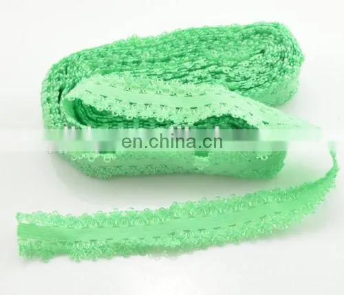 6/8" Elastic Spandex Band Floral Lace