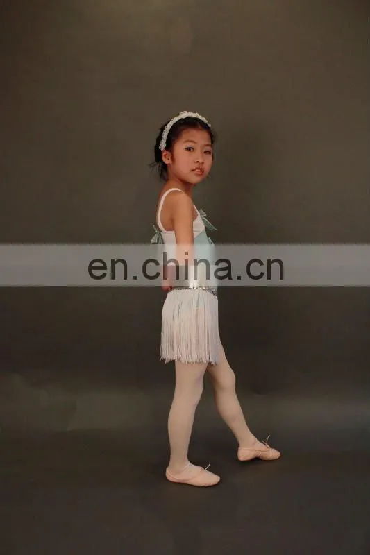 2012 ANNA SHI child's cute Style Of Latin Skirt with tassels