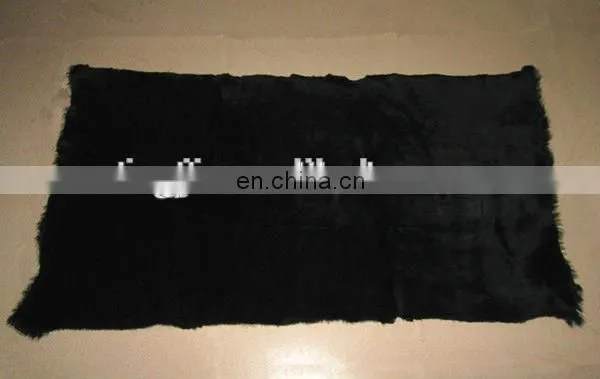 Top quality rabbit fur skin dyed color rabbit fur sample for garment