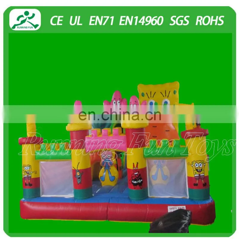 New design clown inflatable fun city for outdoor games