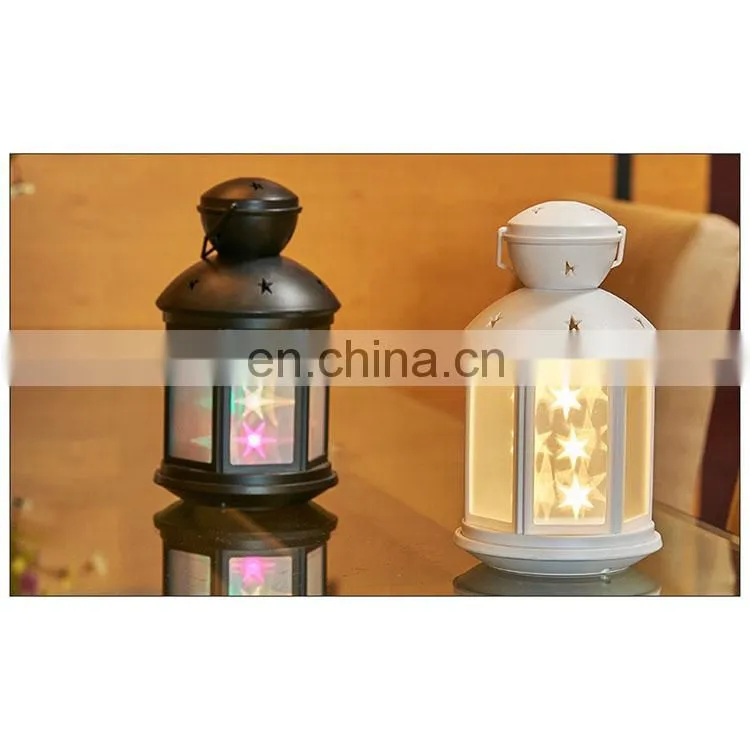 Romantic LED battery night lamp fashion design lantern shape night light