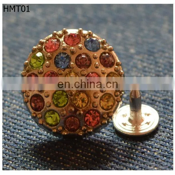 rhinestone button