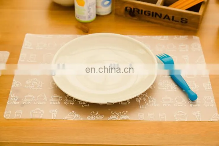 2016 Customized printed pp placemat,Home pp placemat Table mat