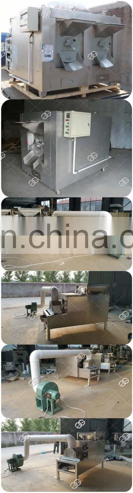 Groundnuts Roasting Cocoa Bean Peeling Cocoa Butter Making Machine
