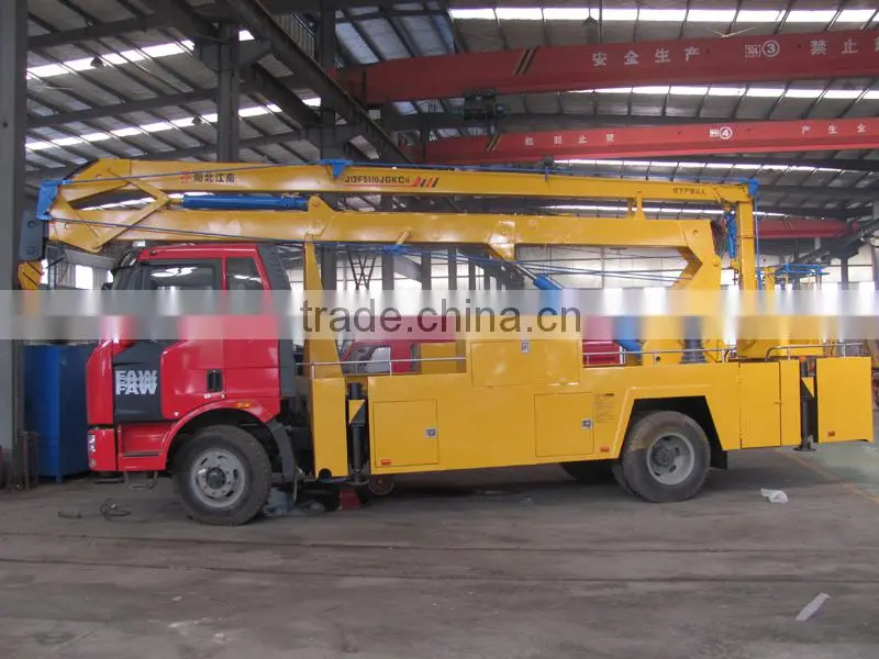 FAW 24m truck mounted aerial ladder platform
