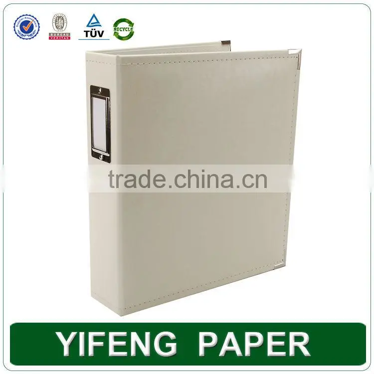 2015 customized printing cover metal ring binder wholesale