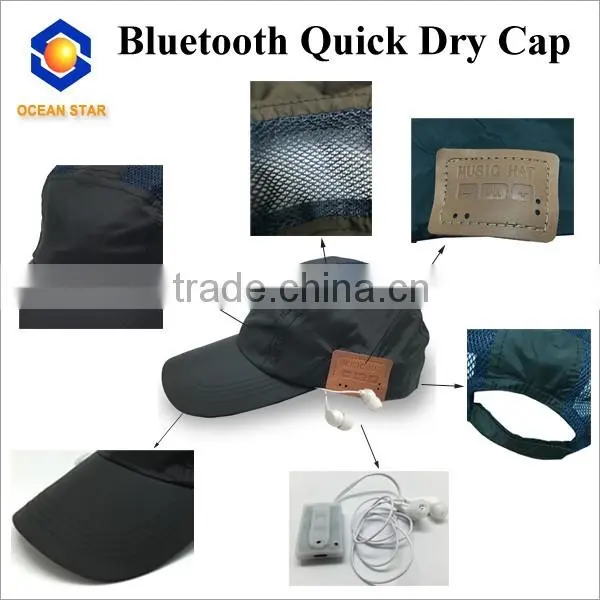2016 new item bluetooth cap Bluetooth baseball cap cool Bluetooth snack cap