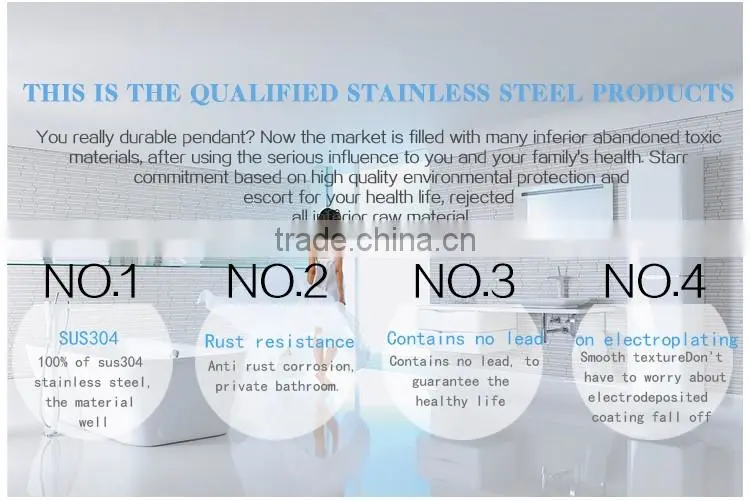 Wesda SUS304 bath set towel bar bathroom accessories set 304-A11