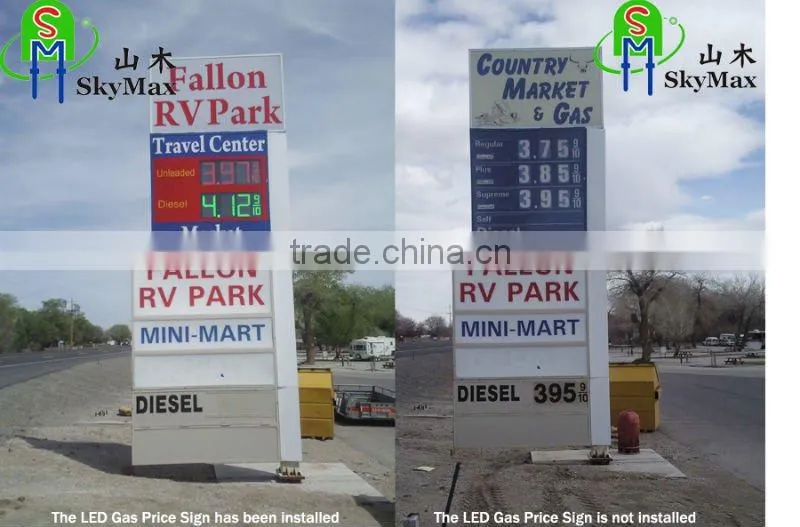 led gas price digital display