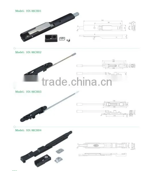 aluminium door flush bolts for double doors