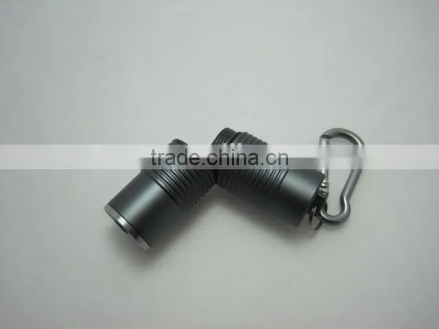 Aluminium mini Cree led flashlight keychain led flashlight torch
