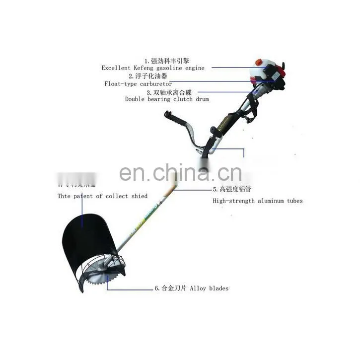 Gasoline hot sale hay mower sugarcane harvester/cane harvesting machine
