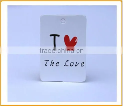 Creative Paper Garment Hanging Name Tags Design