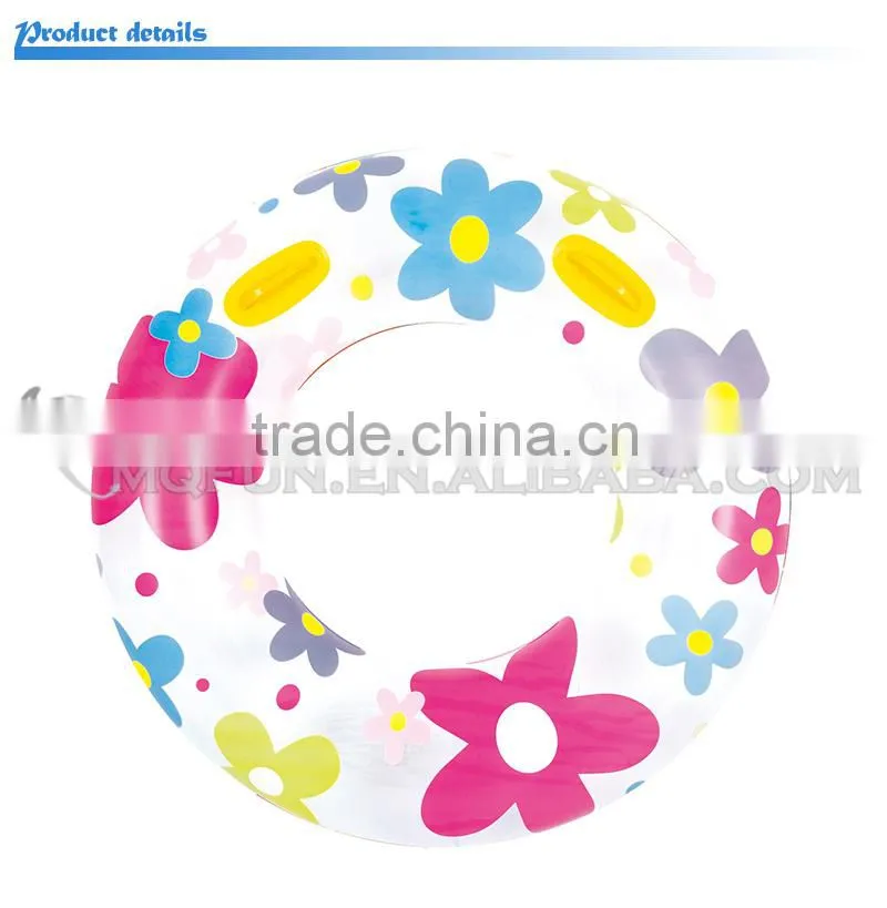 MINI QUTE Outdoor Fun & Sports flower kawaii baby kids children swim neck collar ring donut inflatable swim ring NO.WMB07545
