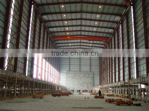 Prefabricated steel frame structure construction warehouse building