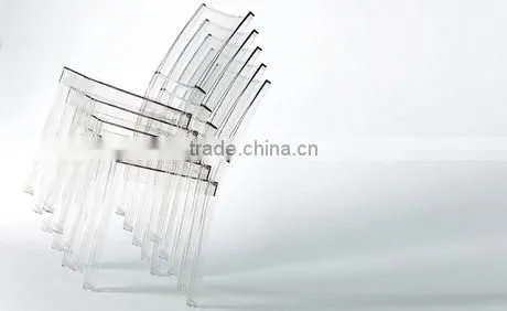 Hot sale colorful Philippe Starck design La Marie Chair plastic dining chair