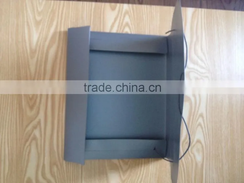Factory foldable clear file folder box, portable file folder bag