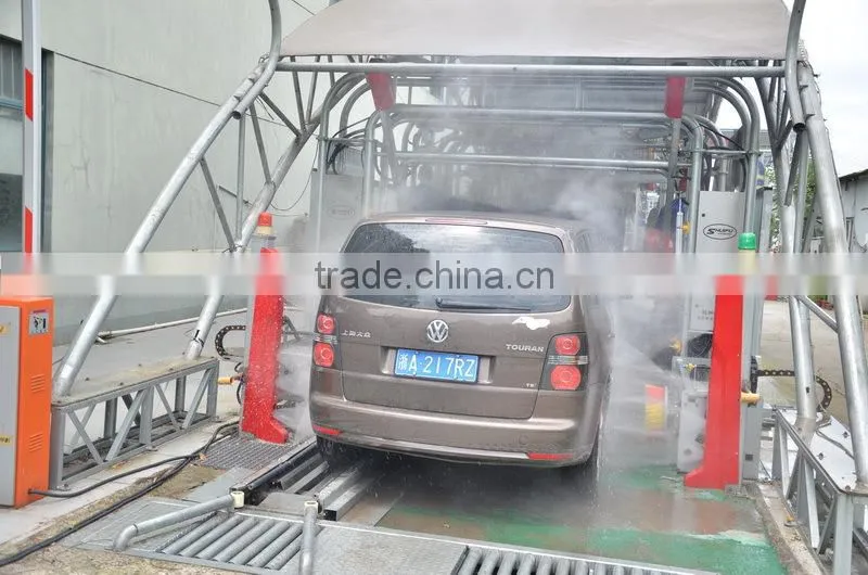 12Brushes Tunnel, Brush Car Wash, Tunnel Car Wash Equipment GT-R800 49000USD 12Brushes Wheel Wash Chassis Washing Polish