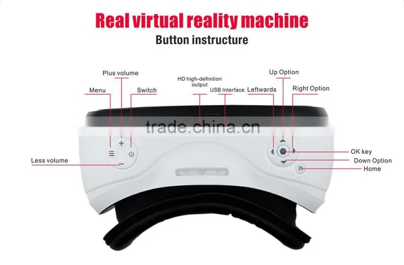 All in one VR headset virtual reality 3D VR Glassess 1080P HD