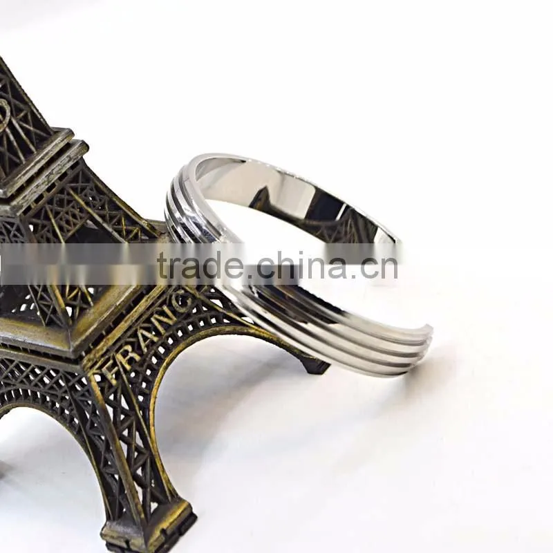 new gold chain design for men blank stainless steel cuff bracelet