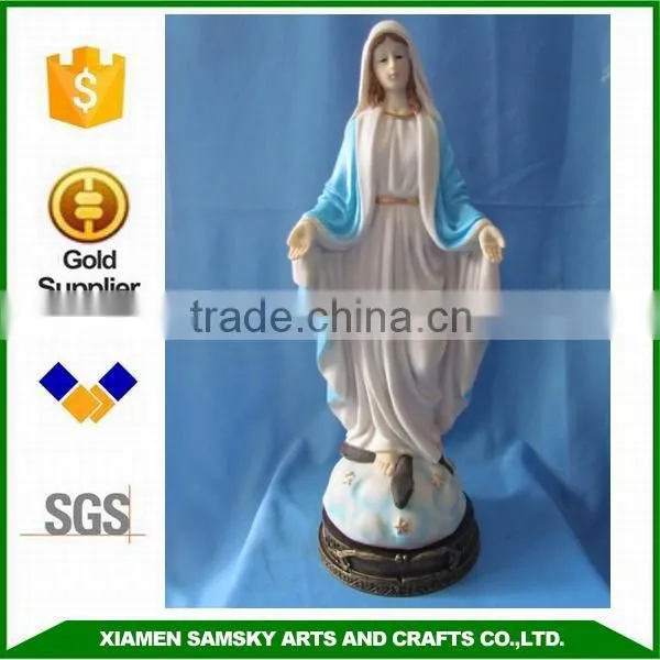 Lady of grace 12'' polyresin figurine Religious Christian figurine