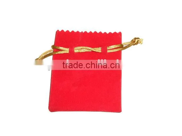 China Factory Customized Velvet Black Jewelry Bag Wholesales B197