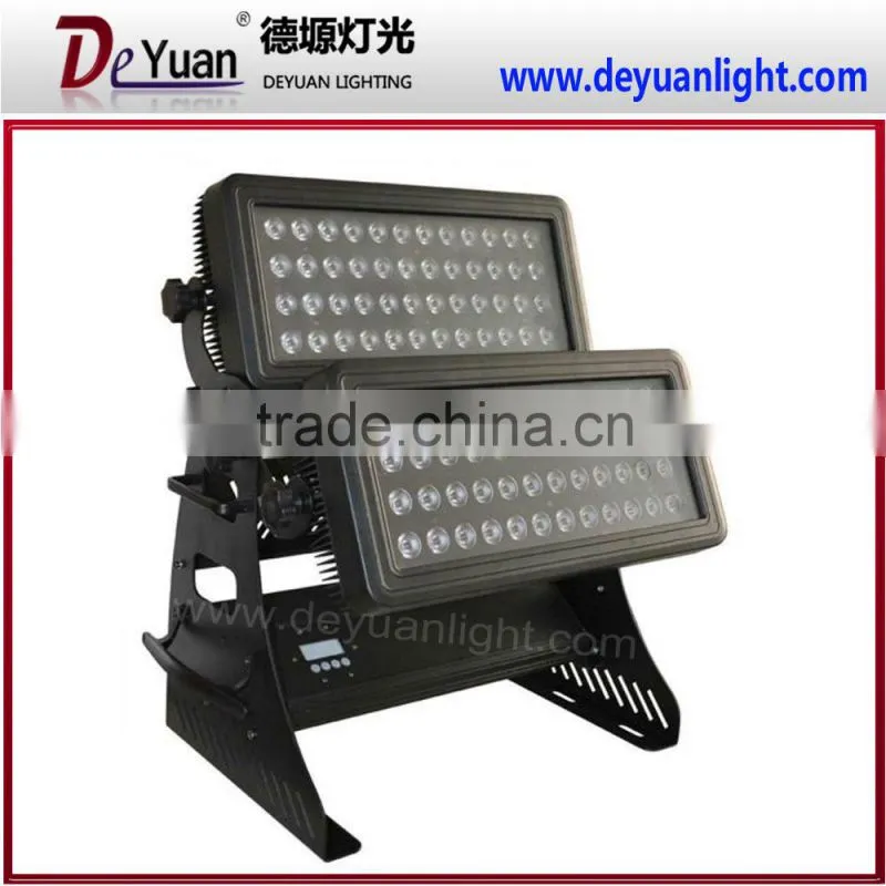 China outdoor lights led city color 96x10w rgbw led wall washer
