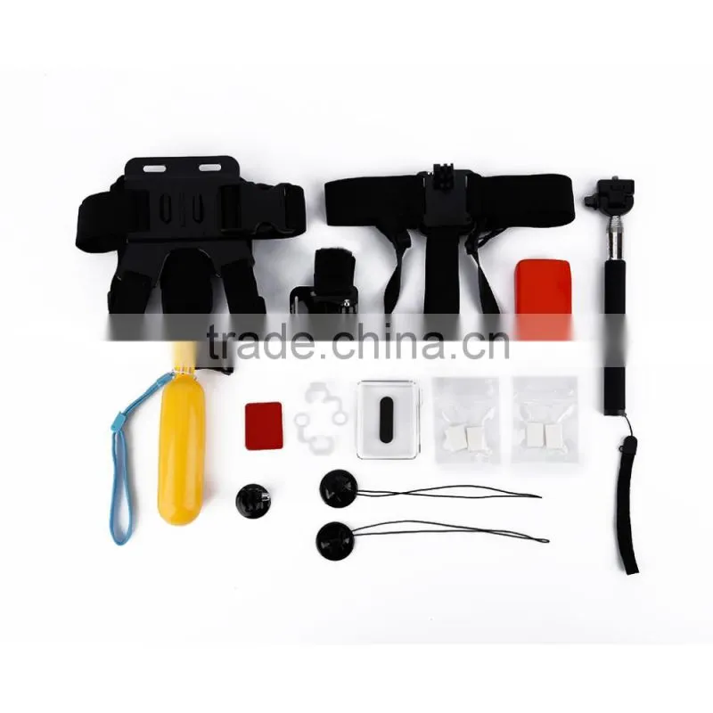 12 in 1 Accessories Kit Bundle Set for GoPro Hero 4 3+ 3 2 & GoPro Hero
