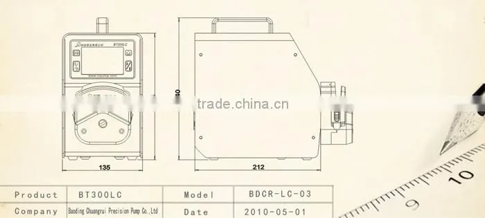 peristaltic liquid transfer pump