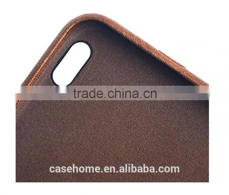 Luxury pu leather back phone case cover for iPhone 5 SE
