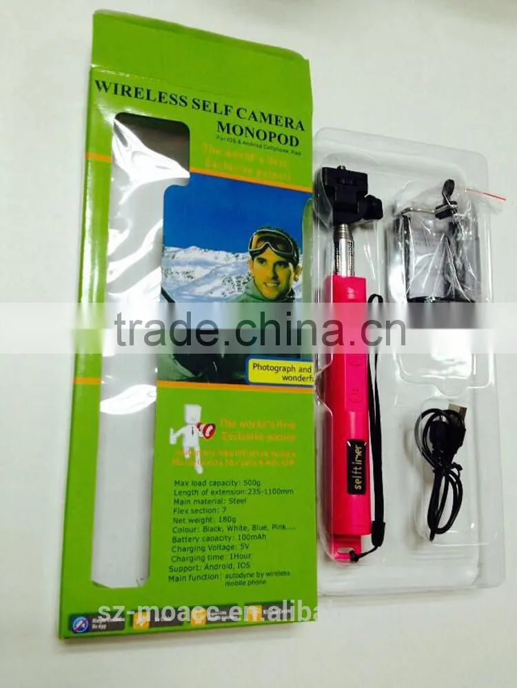 Factory Price Colorful wireless mobile phone monopod