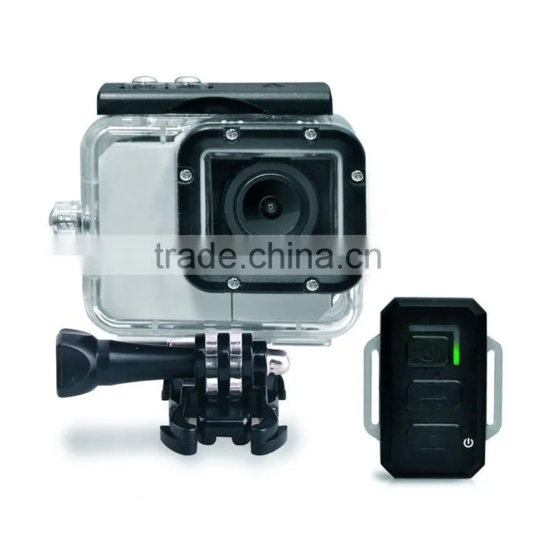 Ambarella A7 16MP hd 1080p waterproof sport camera, wifi action camera with sj5000 remote