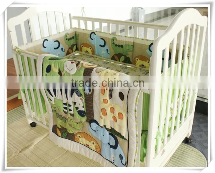 OEM cow print baby bedding