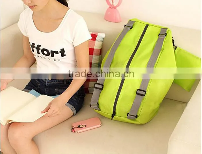 Mutifunctional lightweight waterproof foldable day backpack