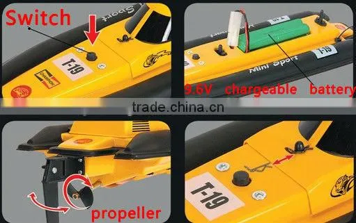 1:25 RC Large Boats With Propeller