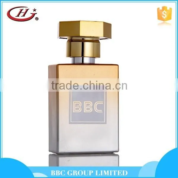 BBC Metallic Series-MF009 Good quality attractive gold color oem charm royal men perfume
