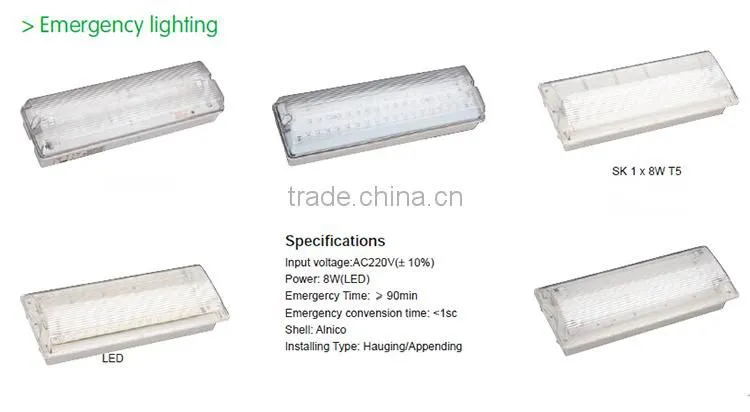 Newest led solar emergency light 1x8w Emergency Light