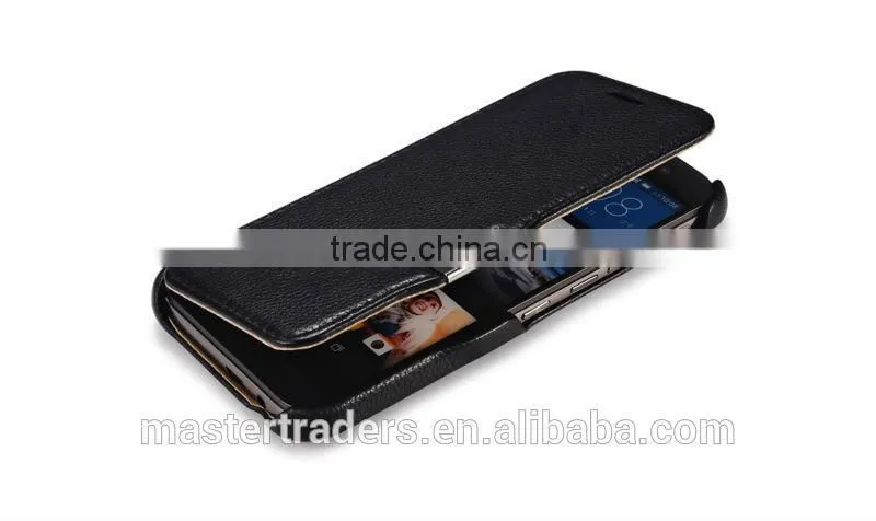 Original Icarer Litchi Grain Series Genuine Leather Case For HTC One M9 MT-3320
