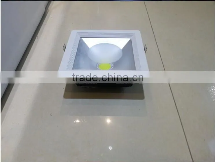 Square Die Sasting LED Downlight COB 10w 20w 30w Round LED Ceiling Lamp LED Spotlights