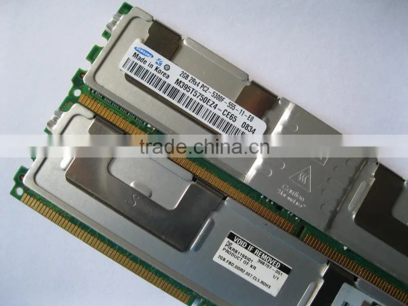 Amazing low price for 100% orginal ! 2G PC2-5300 FBD 667MHZ DDR2 server ram memory